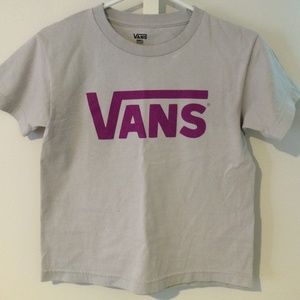 💜 purple and gray Vans tee 💜