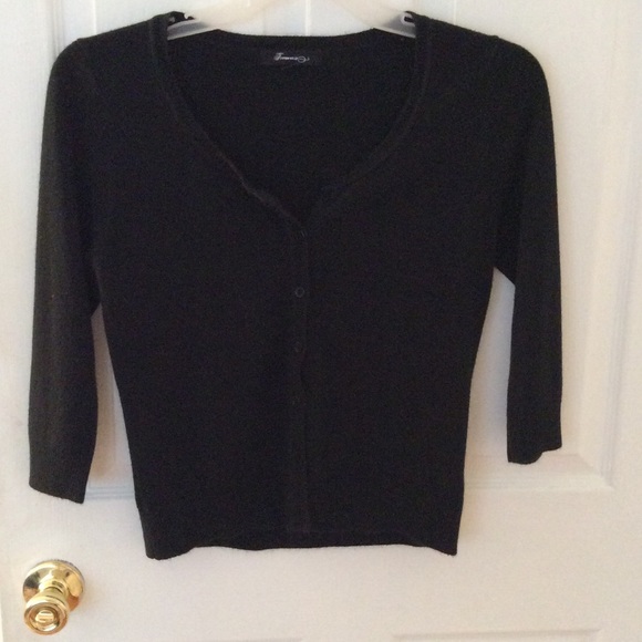 Black sweater.