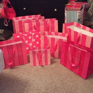 Lot of 8 Victoria's Secret Bags