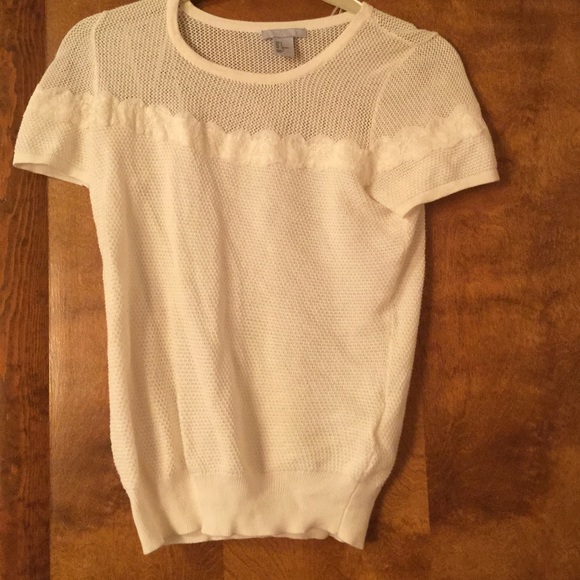 White Knitted Top