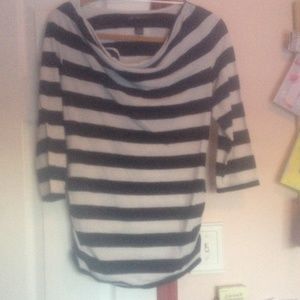Cowl necked stripes I.N.C. Top