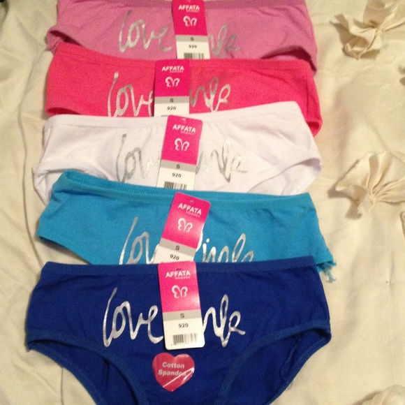 "Love pink" underwear lot of 5