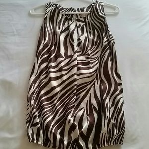 *SOLD* Zebra stripe blouse