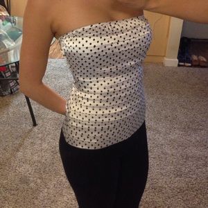 Polka dot corset