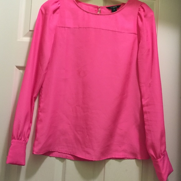 J crew hot pink top