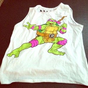 Teenage mutant ninja turtle cut off
