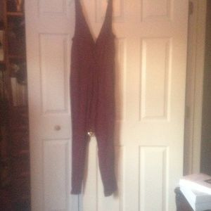Staring at stars maroon romper