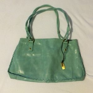 vintage blue green purse 💋