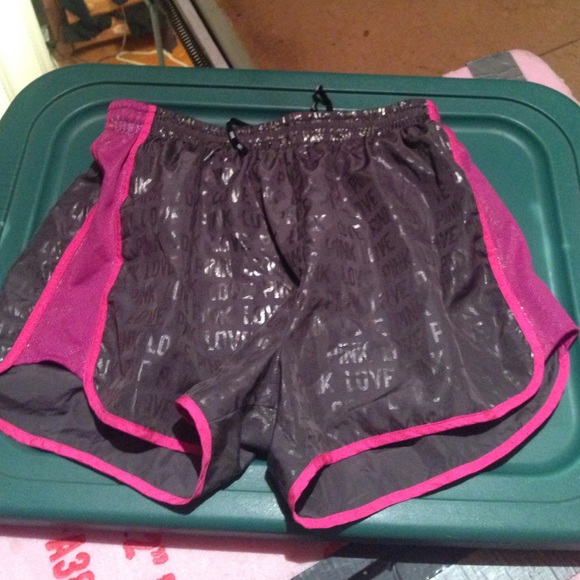 NWOT Victoria's Secret running shorts pink