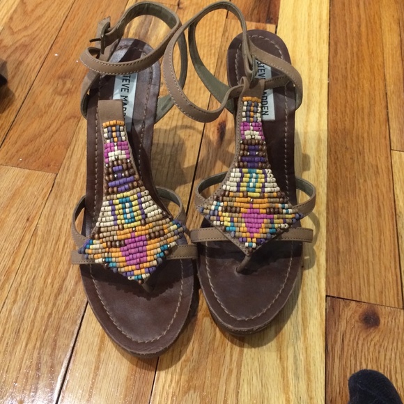 Beaded wedges, perfect for summer