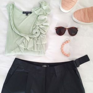 ⭐️HP! Kate Spade Saturday Buckle Over Ankle Pants