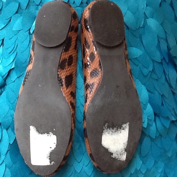 Leopard jeweled ballet flats - Picture 3 of 4