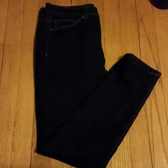 Dark blue forever 21 straight leg jeans