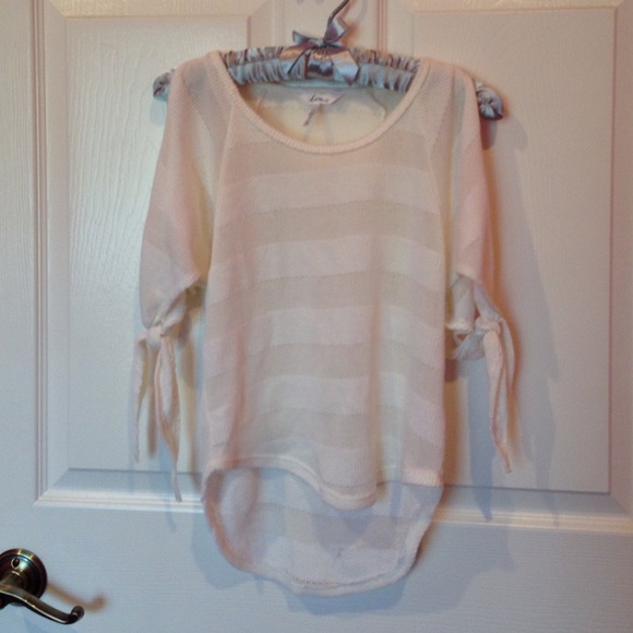 Pacsun white crop shirt