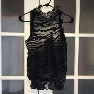 Zebra Print Halter Top by Kohls