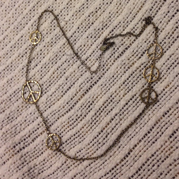 Peace Sign Necklace