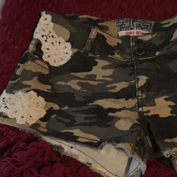 Lace and Camo Shirt