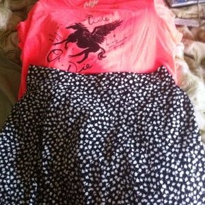 Skirt and shirt
