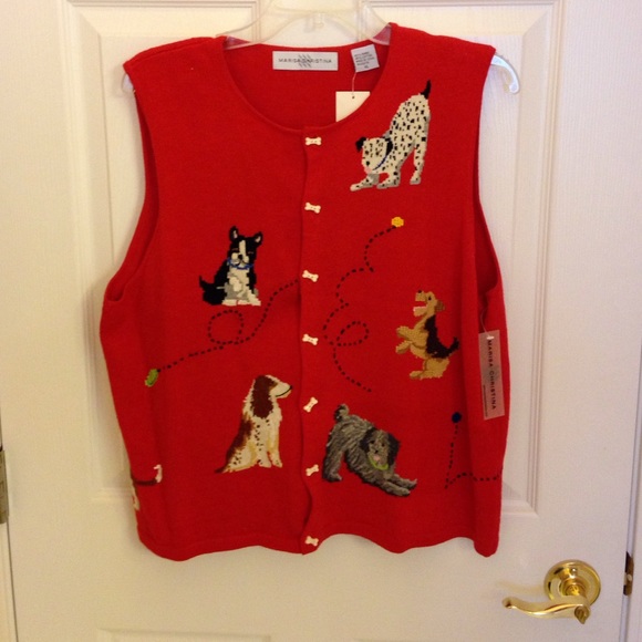 Marisa Christina puppy sweater vest