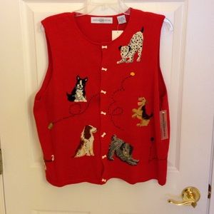 Marisa Christina puppy sweater vest