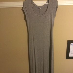 Gray maxi dress