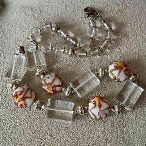 SALE. Venition glass necklace