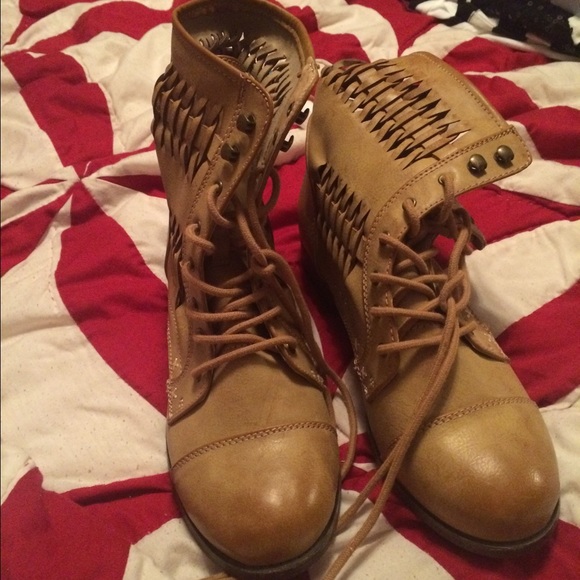 Tan boots