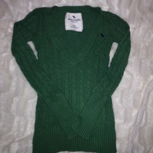 Emerald Green Abercrombie Sweater