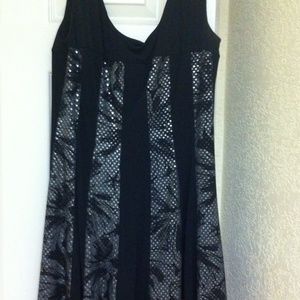 Black party dress size 14 Petite.