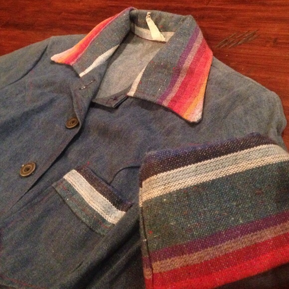 *SOLD* Vintage 1960s French Denim Jumpsuit - Picture 3 of 4