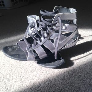 Exclusive Nike Gladiator Sandals (SILVER)