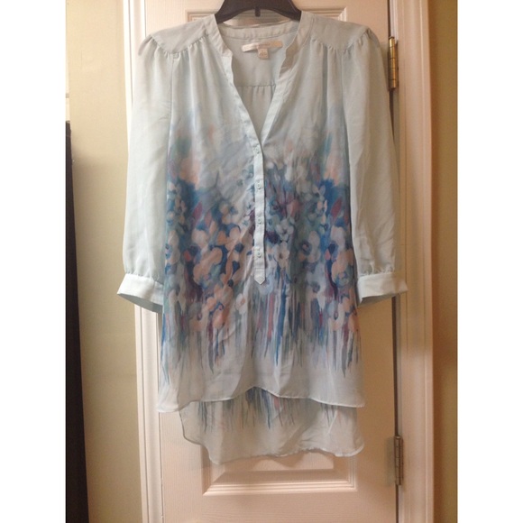 Sheer shirt.