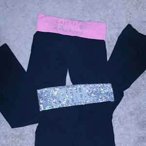 2 Victoria Secret Boot cut Yoga Pants