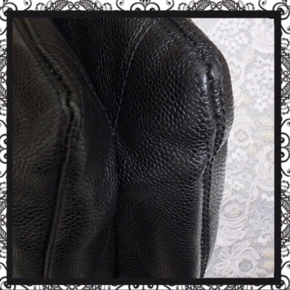 CHANEL Black Caviar Leather 5 comprtmnt Tote bag - Picture 5 of 8