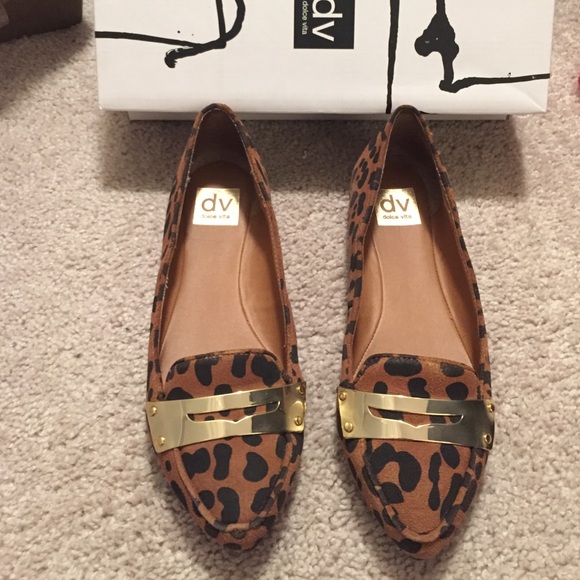 Dolce Vita Leopard Loafers