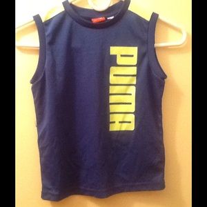 Boys Navy Blue Puma Tank