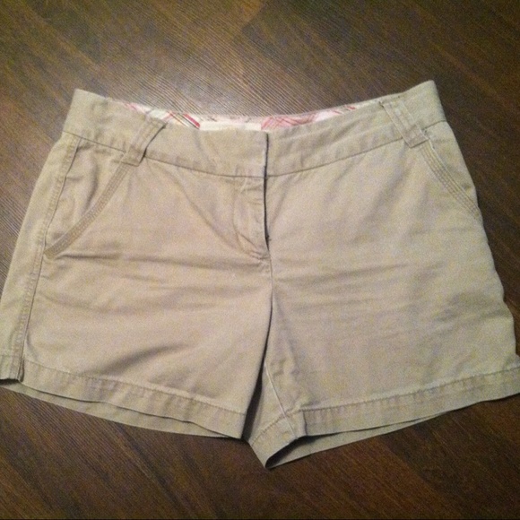 J. Crew tan shorts