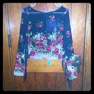 Summer see through crop top never worn