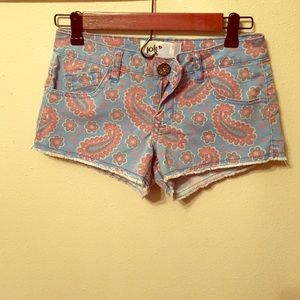 Paisley print shorts