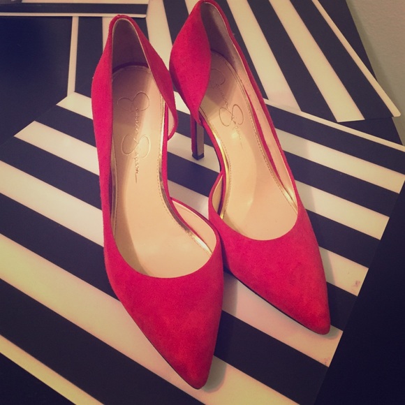Jessica Simpson pump red size 8.5