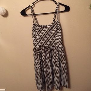 Chevron print dress
