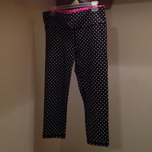 Polka dot excersise leggings