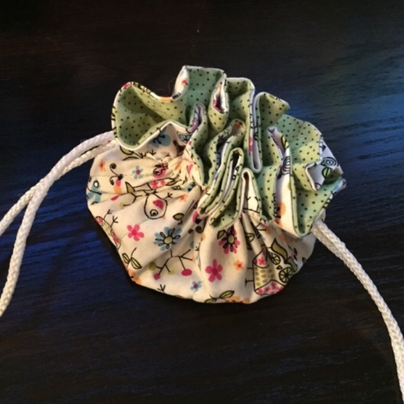 Travel Jewelry drawstring pouch 🌸