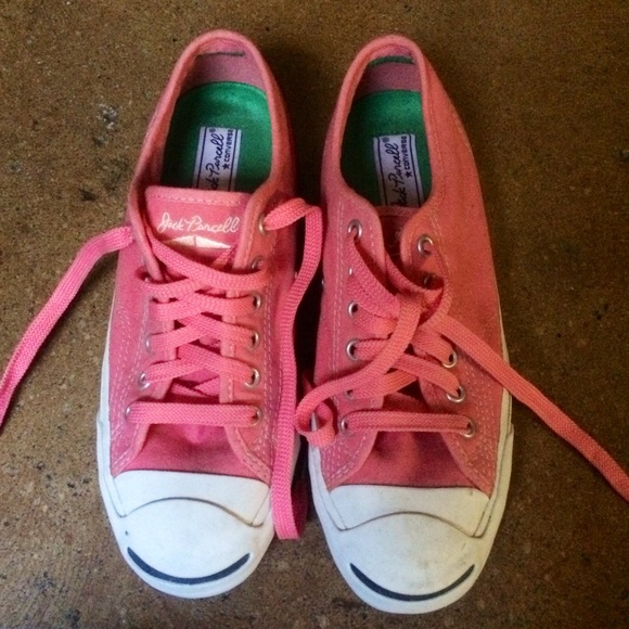 Converse Pink Jack Purcell Canvas Oxford Sneakers