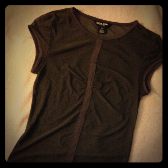 Totally Sheer Nylon & Spandex Top by Guess