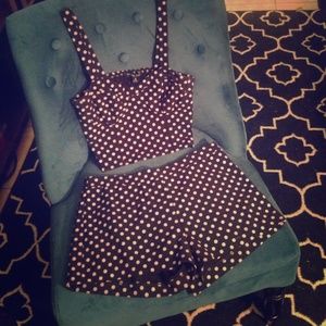 Two Piece Polkadot Playsuit ML
