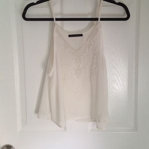 White floral brandy Melville tank