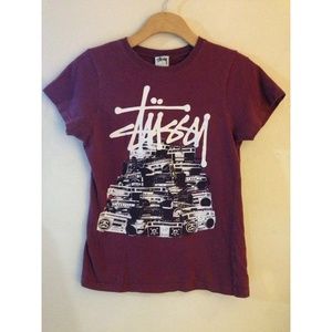 Stussy Maroon Tee