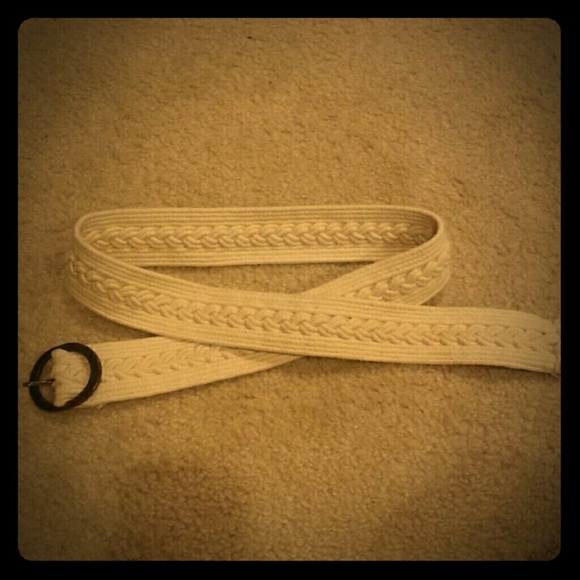 Beautiful woven A&F cream/off white belt boho