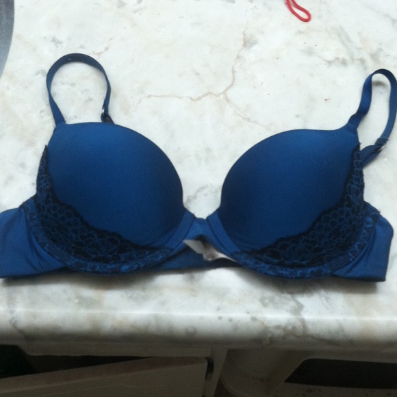 Gilligan & Omalley, blue push up bra
